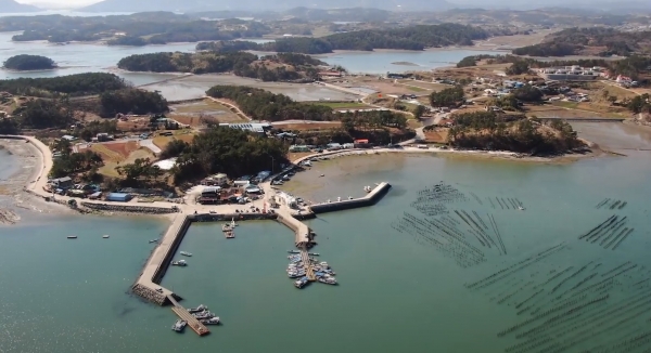 해수부의 어촌신활력증진사업 대상자로 선정된 사천시 서포면 중촌항